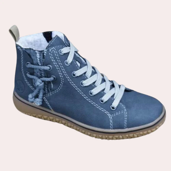 Chaussures femme Bottes Cuir lisse Lacets