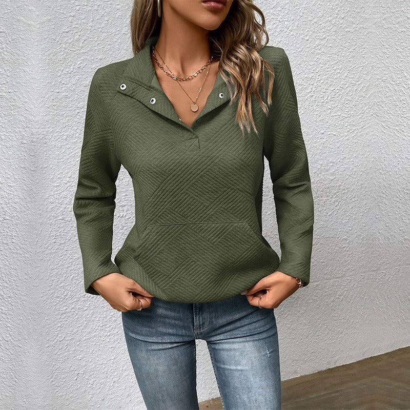 Sweat-shirt classique Col montant Design moderne