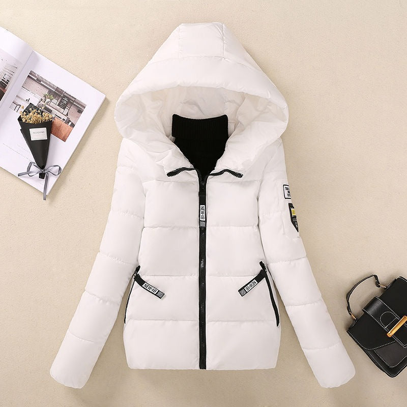 Doudoune matelassée femme chaude doublée capuche