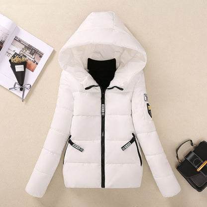 Doudoune matelassée femme chaude doublée capuche