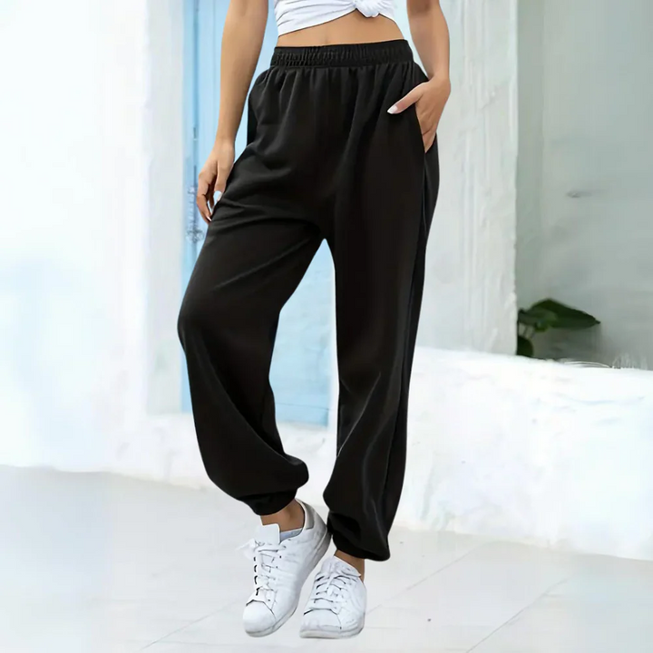 Joggers confortables pour femme avec taille élastiquée