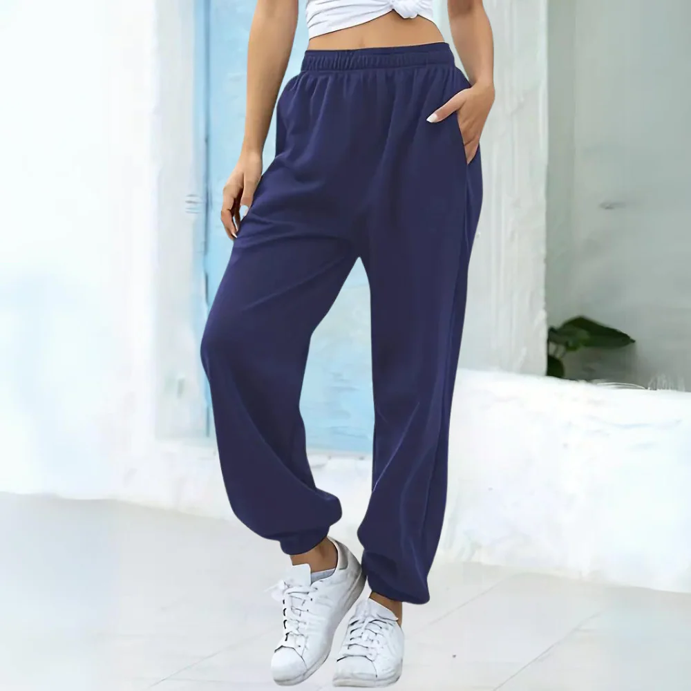 Joggers confortables pour femme avec taille élastiquée