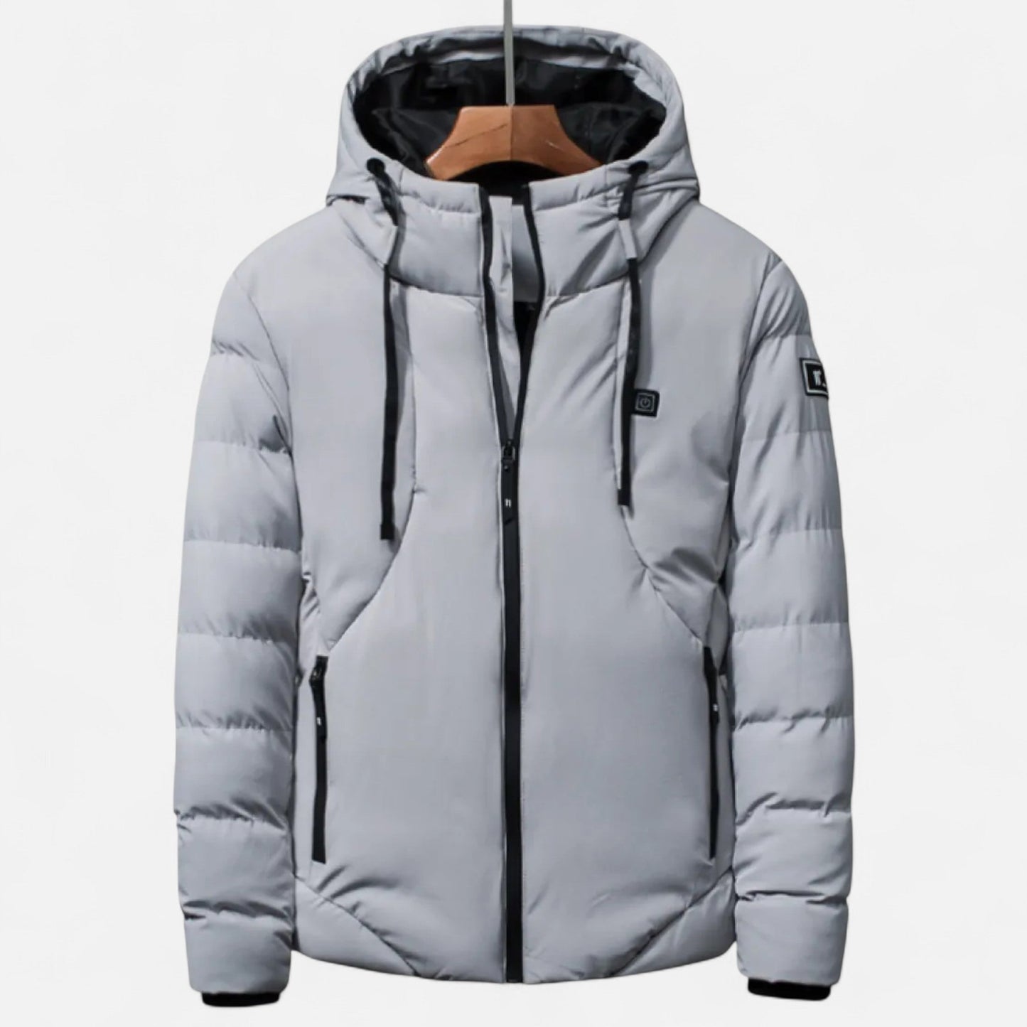Veste d'hiver homme robuste avec capuche