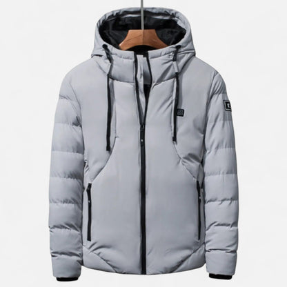 Veste d'hiver homme robuste avec capuche