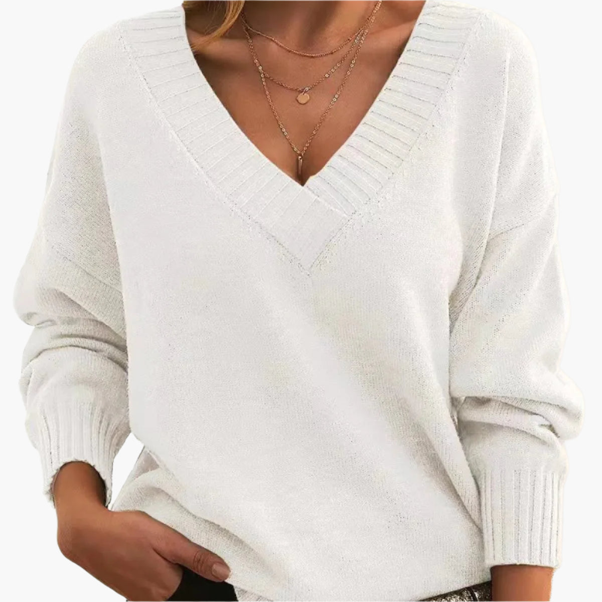 Pull Oversize Élégant Femme