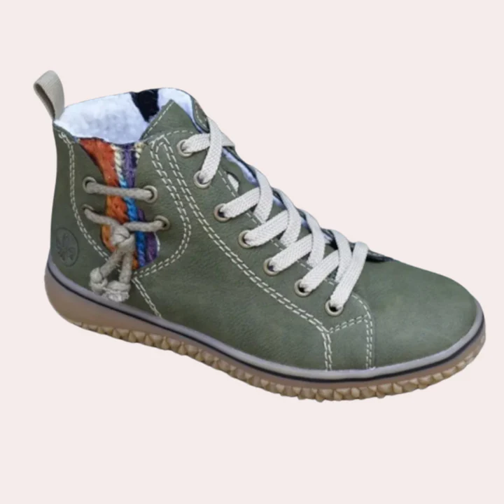 Chaussures femme Bottes Cuir lisse Lacets