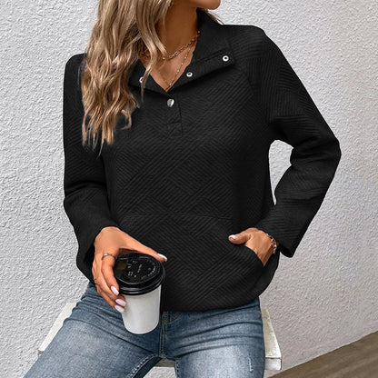 Sweat-shirt classique Col montant Design moderne