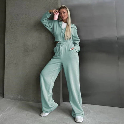 Ensemble homewear confortable Sweat à capuche Pantalon de jogging Doux Coton