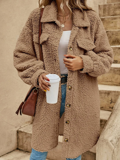 Robe grande taille femme douce longueur genoux avec poches