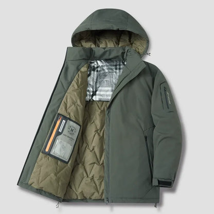 Veste d'hiver chaude Capuche Rembourrée Plein air