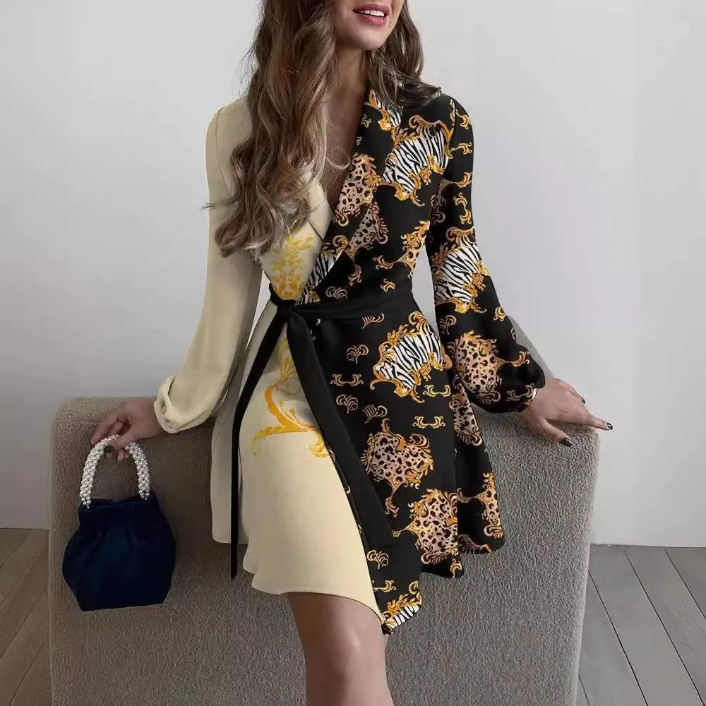 Cardigan Femme Confortable Lacé Légèrement Motif
