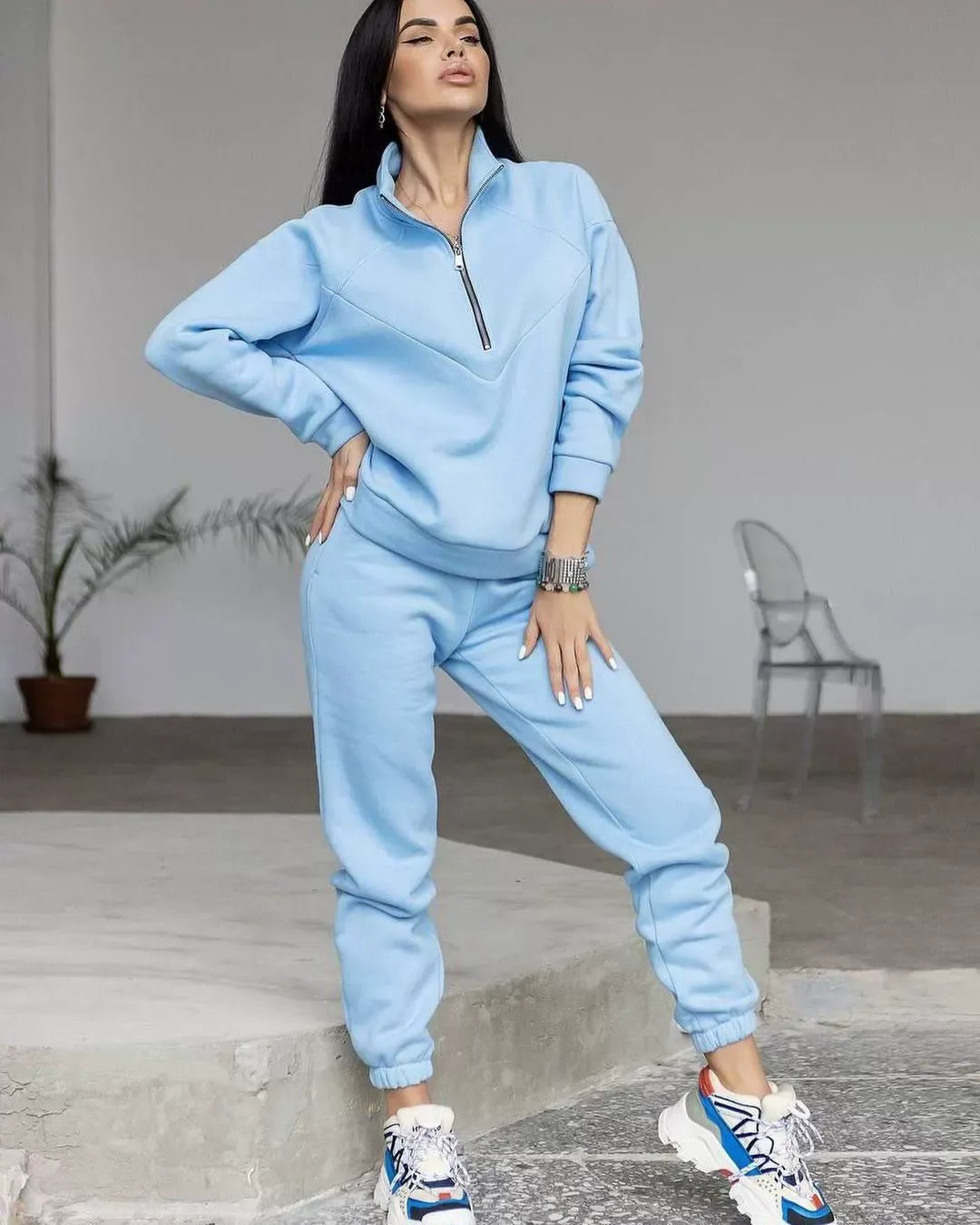 Ensemble de vêtements douillets en polaire Coupe ample