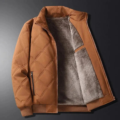 Veste d'hiver chaude rembourrée polaire coupe-vent