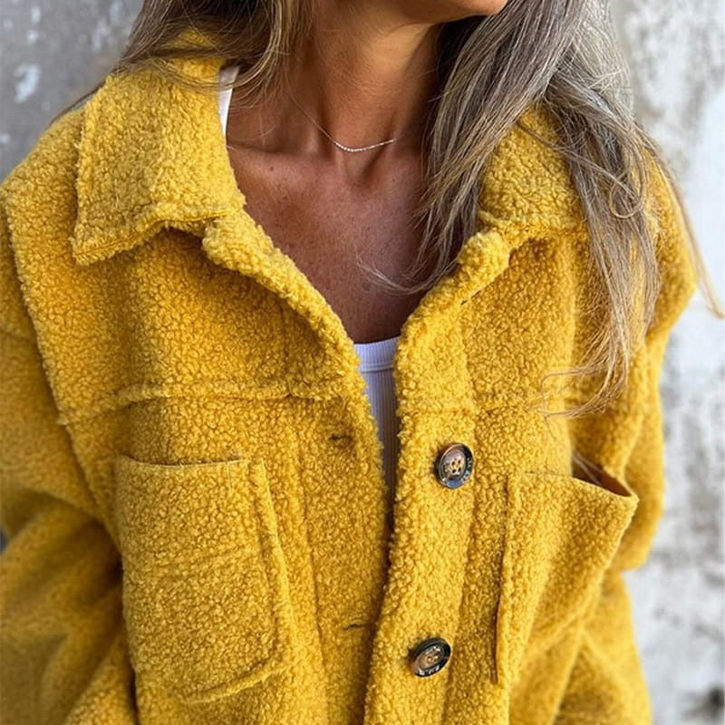 Manteau d'hiver femme ample en laine