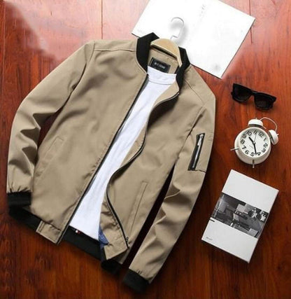 Blouson aviateur stylé, coupe-vent, sportif