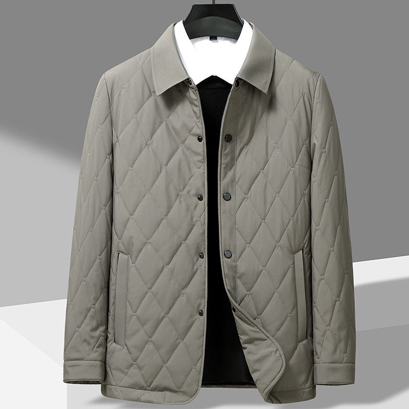 Blouson d'hiver chaud et matelassé pour hommes