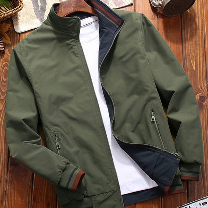 Veste légère pour homme, décontractée, avec fermeture éclair