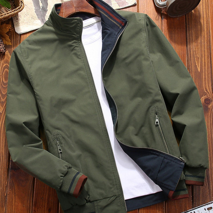 Veste légère pour homme, décontractée, avec fermeture éclair