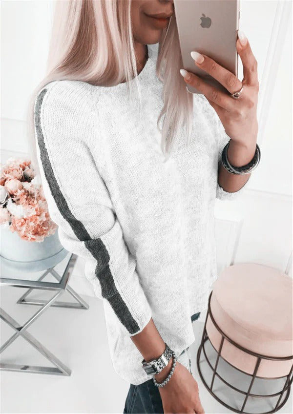 Vêtements pour femmes confortables | Coupe ample Rayures Coton doux