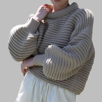 Grands pulls en tricot pour femme grandes tailles mélange de laine