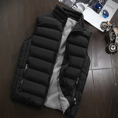 Doudoune sans manches pour homme, style urbain