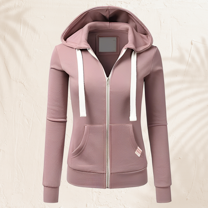 Sweat à capuche zippé douillet