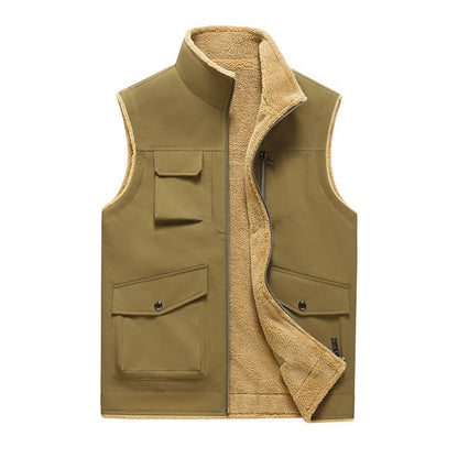 Gilet Homme Style Outdoor Multi-Poches Pratique