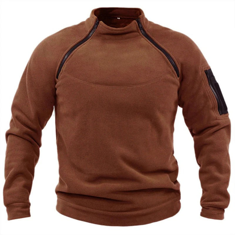 Robe douillette en polaire avec col montant confortable