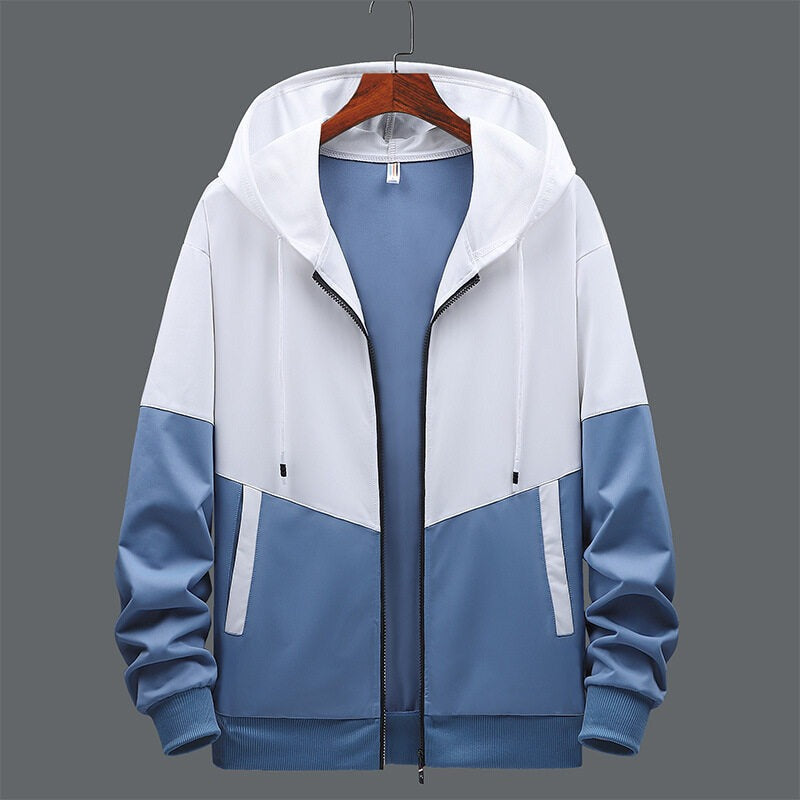 Sweat à capuche zippé pour homme