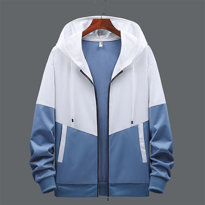 Sweat à capuche zippé pour homme
