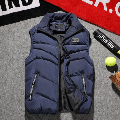 Doudoune sans manches pour homme, style urbain