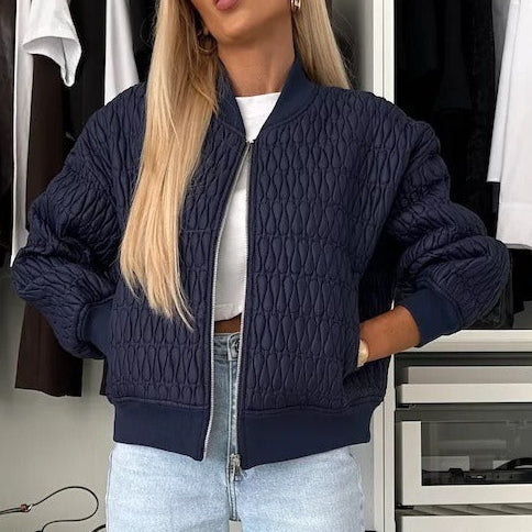 Blouson femme matelassé style décontracté