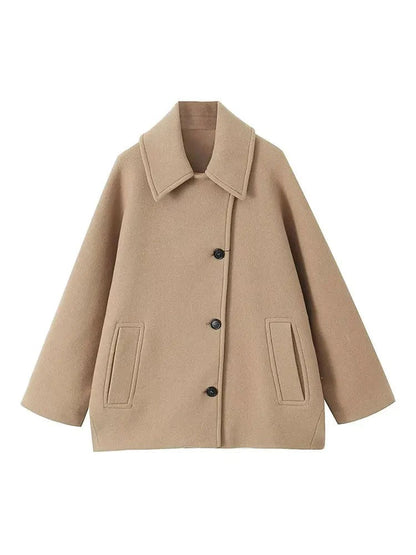 Manteau Peacoat grande taille double boutonnage pour femme