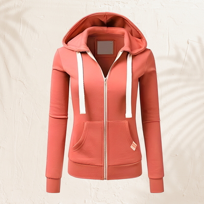 Sweat à capuche zippé douillet