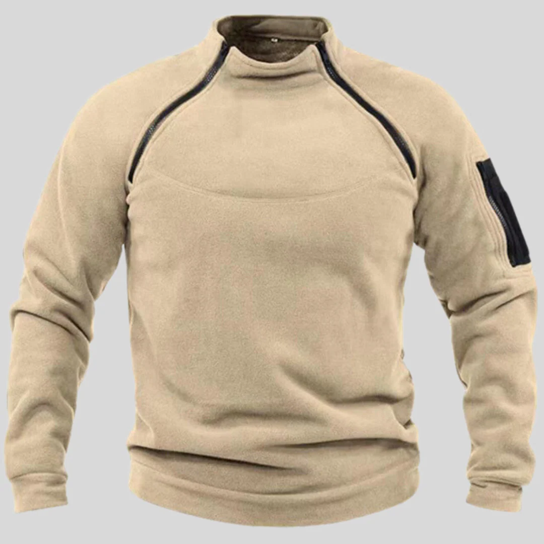 Robe douillette en polaire avec col montant confortable