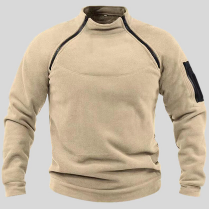 Robe douillette en polaire avec col montant confortable