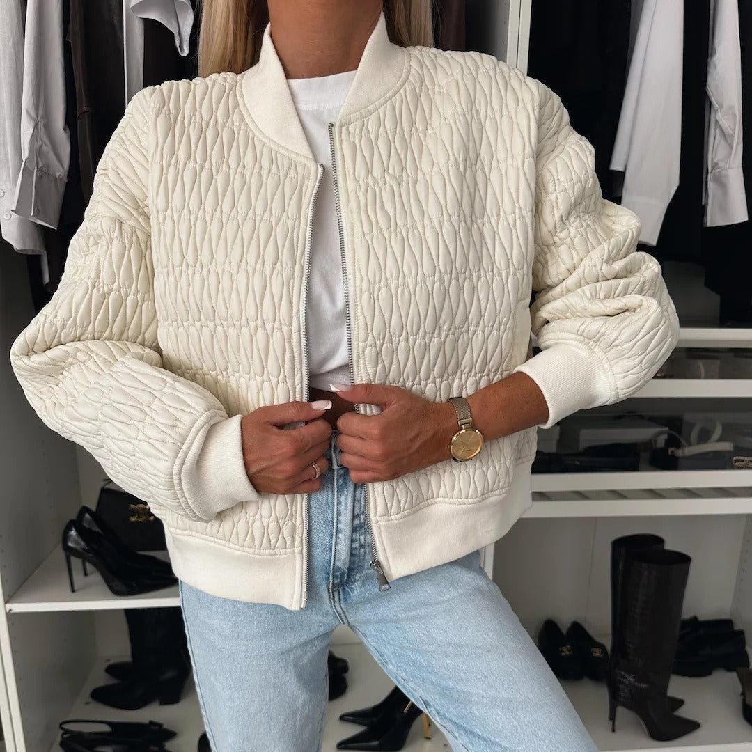 Blouson femme matelassé style décontracté