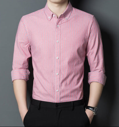 Vêtements masculins élégants Slim Fit à rayures