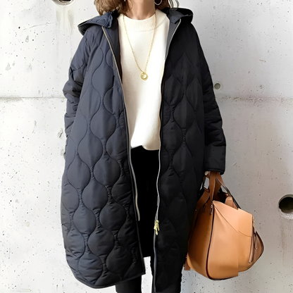 Parka d'hiver pratique à capuche moderne