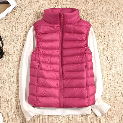 Gilet léger pour femme en duvet