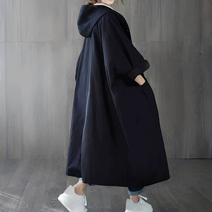 Trench-coat stylé pour femme avec des poches pratiques