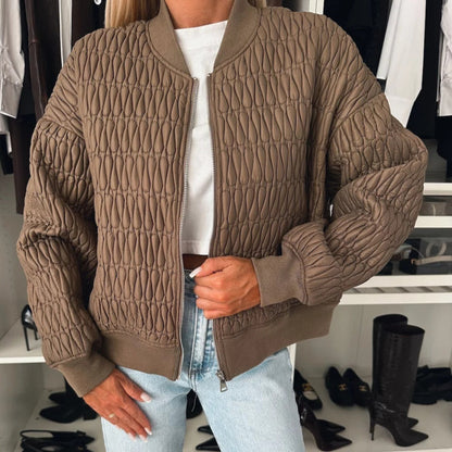 Blouson femme matelassé style décontracté