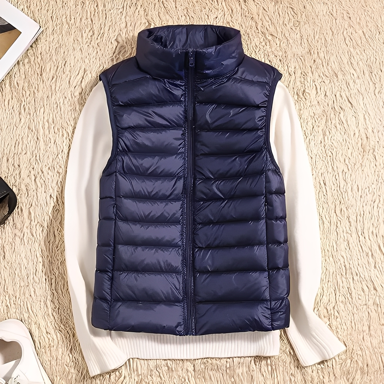 Gilet léger pour femme en duvet