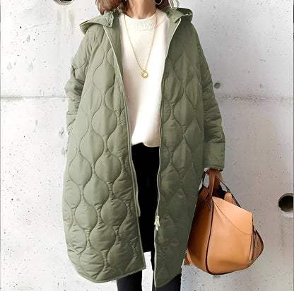 Parka d'hiver pratique à capuche moderne