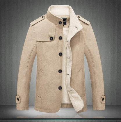 Trench-coat femme mélange laine coupe slim double boutonnage