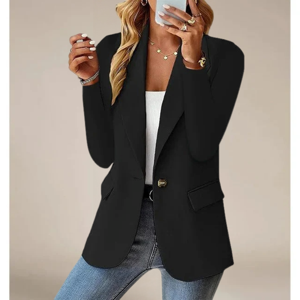 Blazer classique élégant pour femme noir