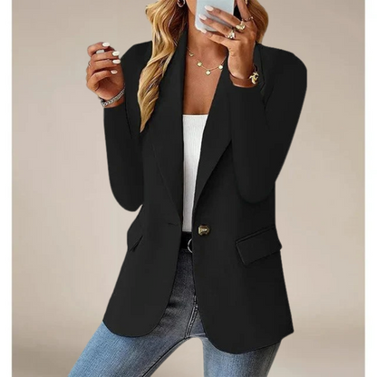 Blazer classique élégant pour femme noir