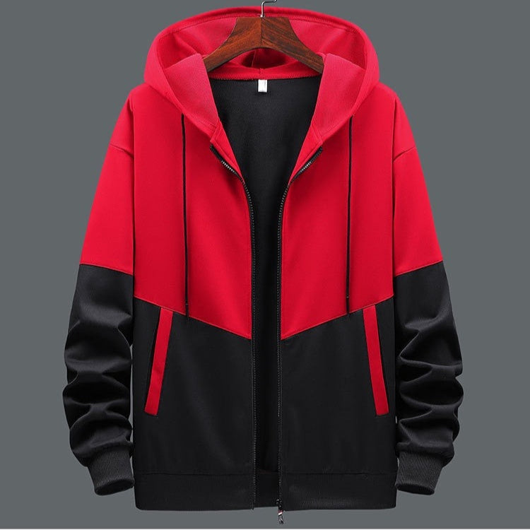Sweat à capuche zippé pour homme