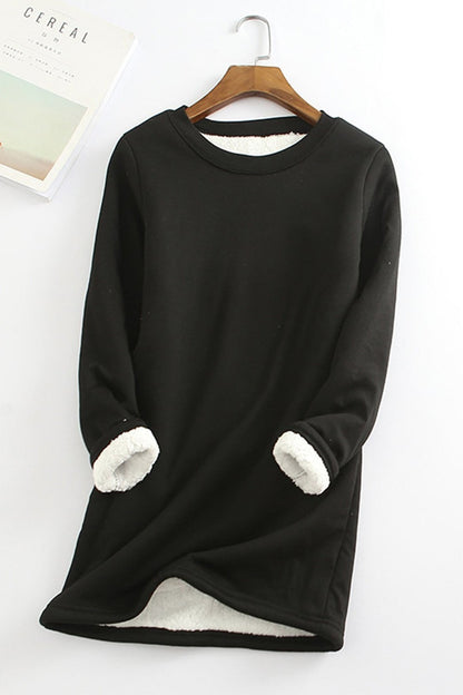 Sweatshirt Confortable Femme Coupe Ample Polaire Douce