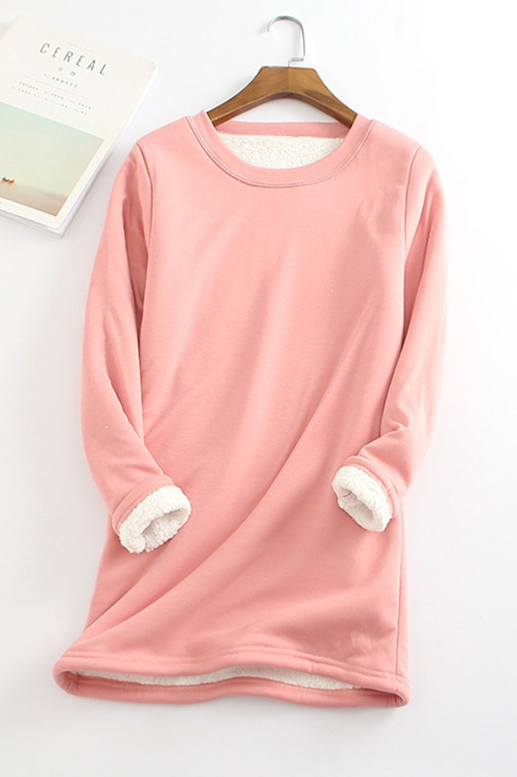 Sweatshirt Confortable Femme Coupe Ample Polaire Douce